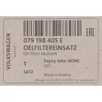 ORIGINAL Audi VW &Ouml;lfilter Motor&ouml;lfilter A4 A5 A6 A8 Q7 R8 TOUAREG 079198405E