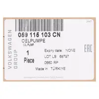 ORIGINAL VW Audi &Ouml;lpumpe Touareg CR7 A4 B9 A5 F5 A6 C8 Q5 FY Q7 Q8 3.0 TDI 059115103CN