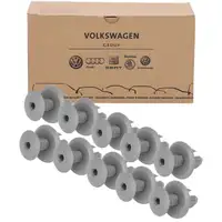 10x ORIGINAL VW Clip Innen-/Au&szlig;enverkleidung Artgrey Golf Passat T4 T5 T6 7H0867299 3U6
