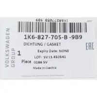 ORIGINAL VW Dichtung Heckklappe Kofferraumdichtung Golf 5 6 1K6827705B 9B9