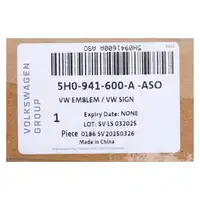 ORIGINAL VW emblem logo radiator grille BLACK Golf / Variant 6 7 8 from model year 2004 onwards 5H0941600A