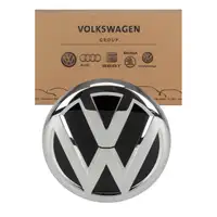 ORIGINAL VW Emblem Plakette Logo schwarz / chromglanz Caddy 4 PR: 6K0 vorne 2K5853600 DPJ