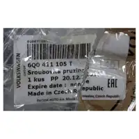 2x ORIGINAL VW Fahrwerksfeder Polo 9N 1.4 16V / FSI 86/101 PS vorne 6Q0411105T