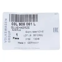 1x ORIGINAL VW Glühkerze Drucksensor VW Golf 6 7 8 A3 A4 A6 Q5 Q7 1.4-3.0 TDI 03L905061L