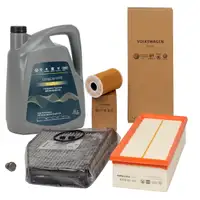 ORIGINAL VW inspection kit + 5L 0W30 engine oil for A3 8P Golf 5 6 Passat 1.6/2.0TDI