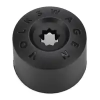 4x ORIGINAL VW wheel bolt caps for wheel bolts with rim lock 17mm 3C0601173 9B9