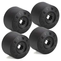 4x ORIGINAL VW Radschraubenkappe für Radschrauben mit Felgenschloß 17mm 3C0601173 9B9