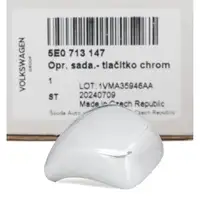 ORIGINAL Seat Kappe Schaltknauf CHROM Fabia 3 Octaivia 3 Superb 3 Yeti Rapid 5E0713147