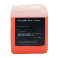 5L ORIGINAL VW AUDI SEAT SKODA K&uuml;hlerreiniger K&uuml;hler Reiniger K&uuml;hlsystemreiniger G055188A3
