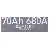 ORIGINAL VW EFB Autobatterie Batterie Starterbatterie 12V 70Ah 400/680A JZW915089A