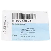 ORIGINAL VW Audi Cupra screw gear camshaft M12x1.25 N91042802