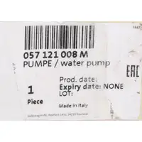 ORIGINAL VW Audi Wasserpumpe Touareg CR7 4.0 TDI A8 D5 60 TDI Q7 4MB SQ7 Q8 SQ8 057151008M