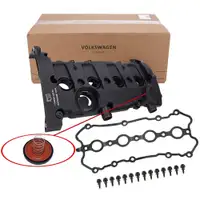 ORIGINAL VW Ventildeckel + Dichtung Golf 5 Passat B6 Touran A3 8P A4 B6 2.0 FSI 06F103469D