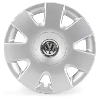 1x ORIGINAL VW hubcap wheel cover steel rim 14 inches brilliant silver Polo 9N 6Q0601147P RGZ