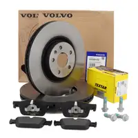 ORIGINAL Bremsscheiben &Oslash; 322mm + TEXTAR Bel&auml;ge f&uuml;r VOLVO S/V/XC60 S/V90 17 Zoll vorne