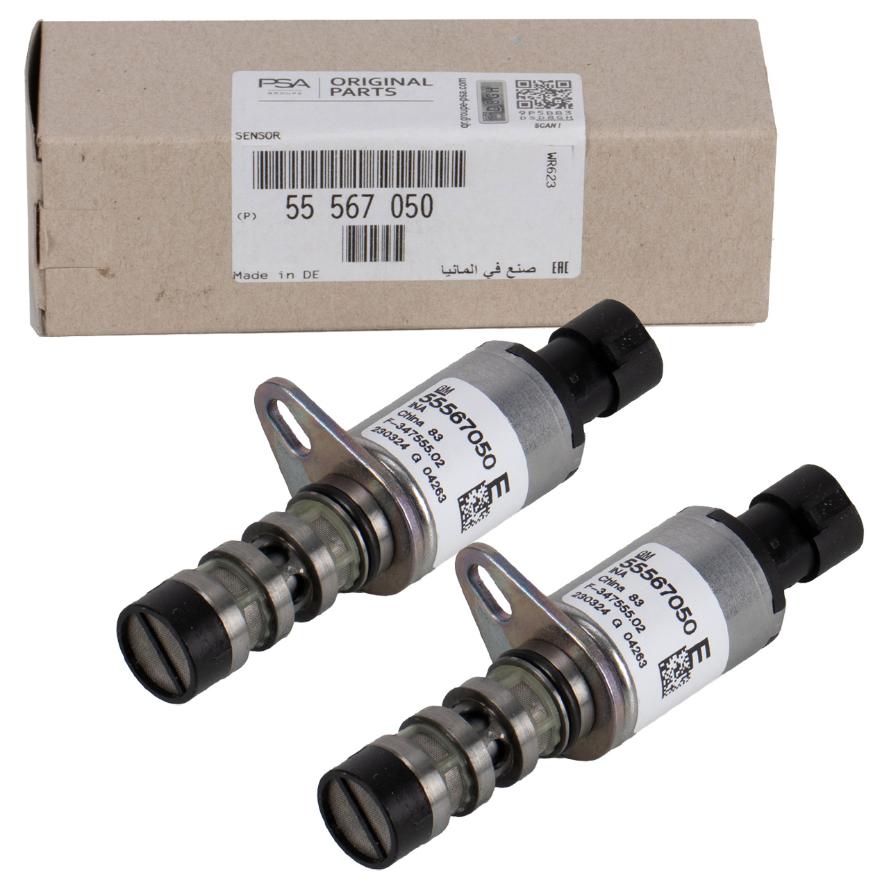 2x ORIGINAL Opel Magnetventil Steuerventil Nockenwellenversteller 1.6 1.8 55567050