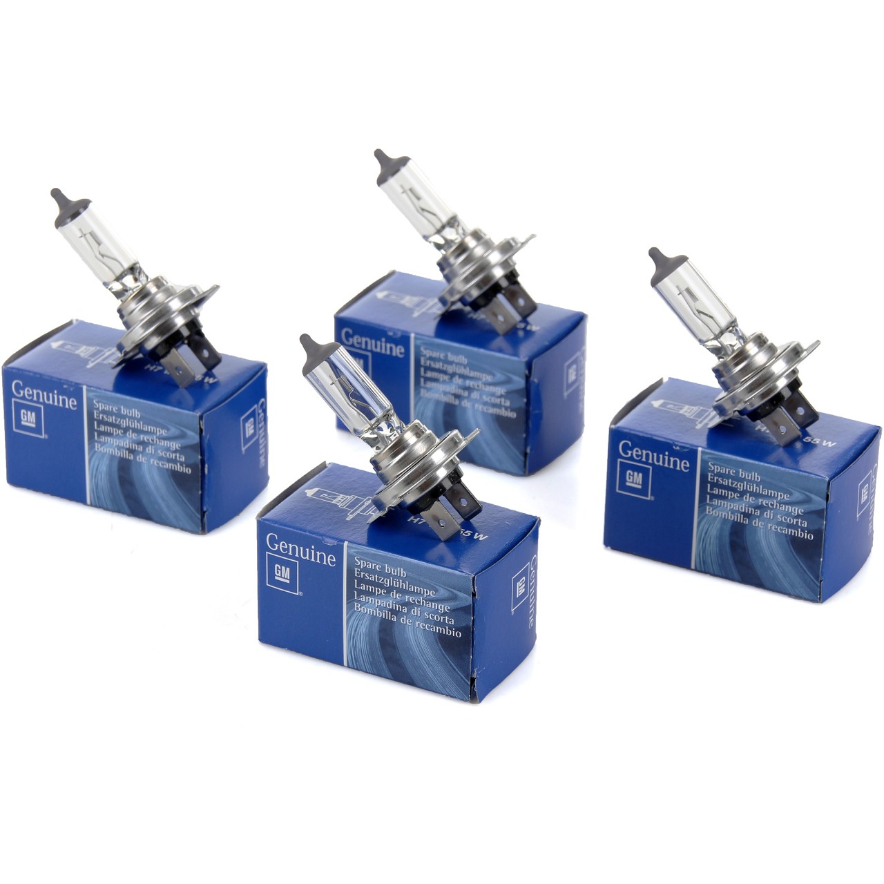 4x ORIGINAL GM / Opel halogen bulb H7 12V 55W PX26D 93190461