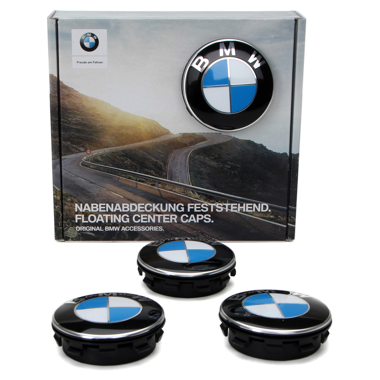 Individuelle Nabendeckel in Wagenfarbe für BMW mit DIEWE Wheels
