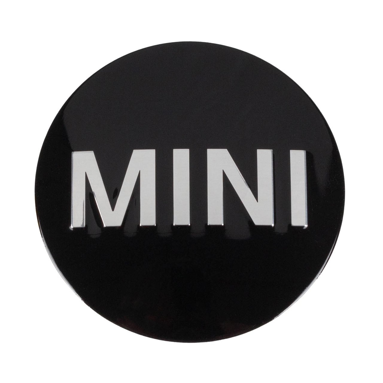 4x ORIGINAL MINI Emblem Logo Felgenaufkleber Kappe Ø 50mm 36136758687