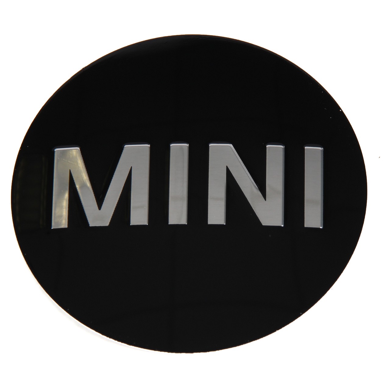 4x ORIGINAL MINI Emblem Logo Felgenaufkleber Kappe Ø 50 mm 36136758687