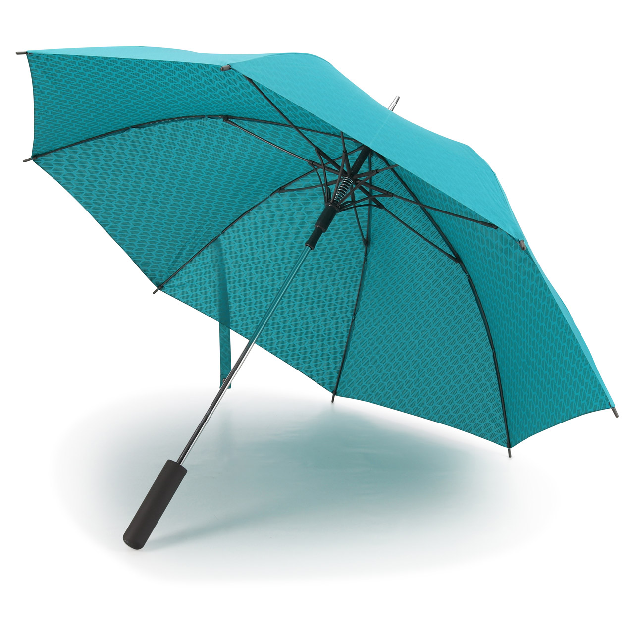 ORIGINAL Mini Gehstockschirm mit Siegel-Design Umbrella Aqua 80232445723