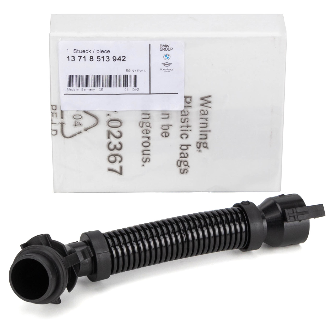Original BMW Venting hoses - 13 71 8 513 942 | myparto