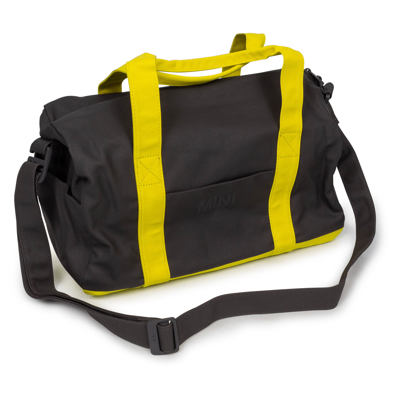 ORIGINAL Mini Tasche Duffle Bag Grau Zitronengelb 45 x 25 x 27cm 80222445673