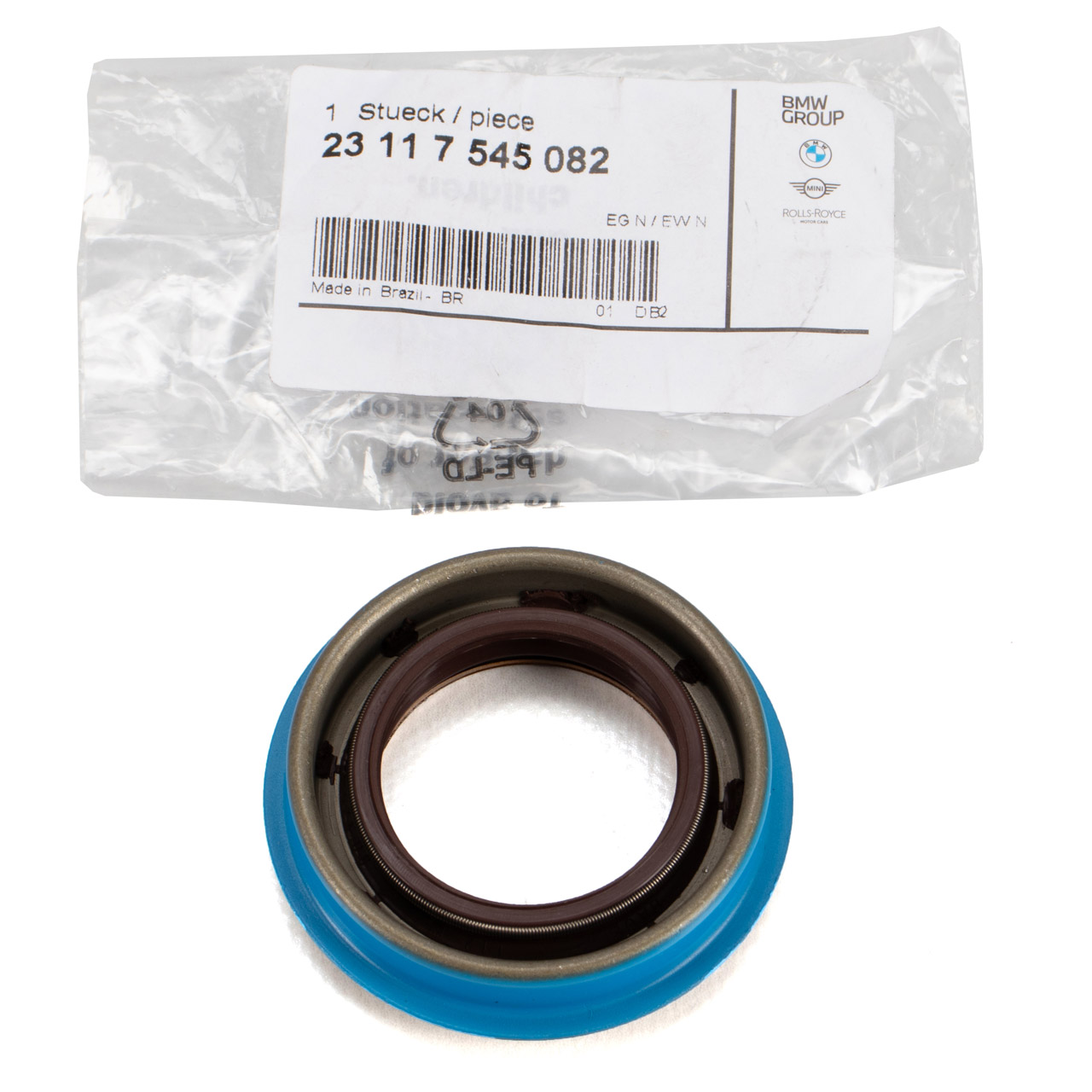 Produktbild von ToolNerds Radial Wellendichtring NBR 72A – 23x35x7 Mm, Bauform AS Mit Staublippe, Für Gas & Flüssigkeiten