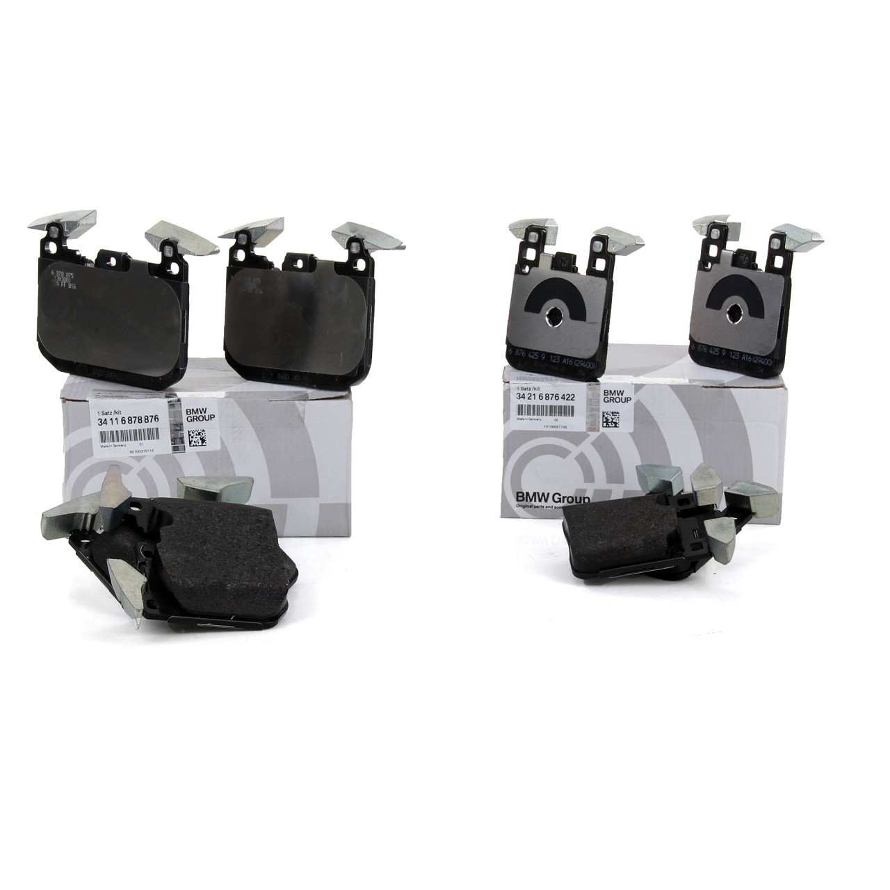 ORIGINAL BMW Bremsbeläge F20 F21 F22 F23 F30-34 F32-36 mit M-Technik vorne hinten