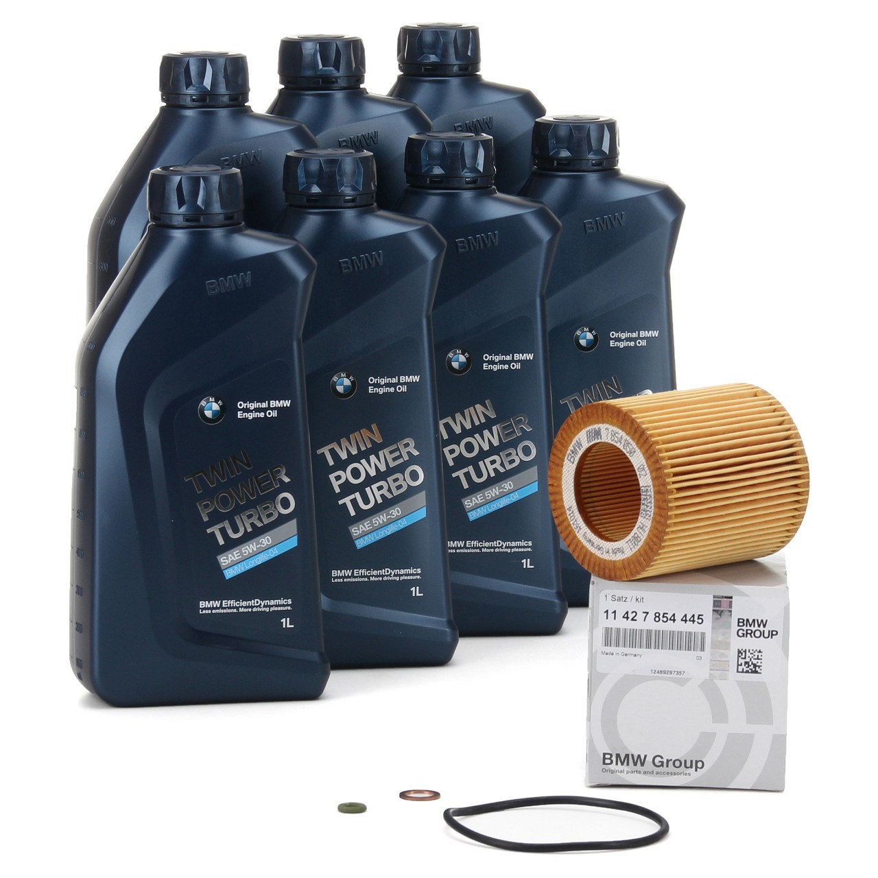 7L 7 Liter ORIGINAL BMW Motoröl Öl 5W30 LongLife-04 + Ölfilter 11427854445