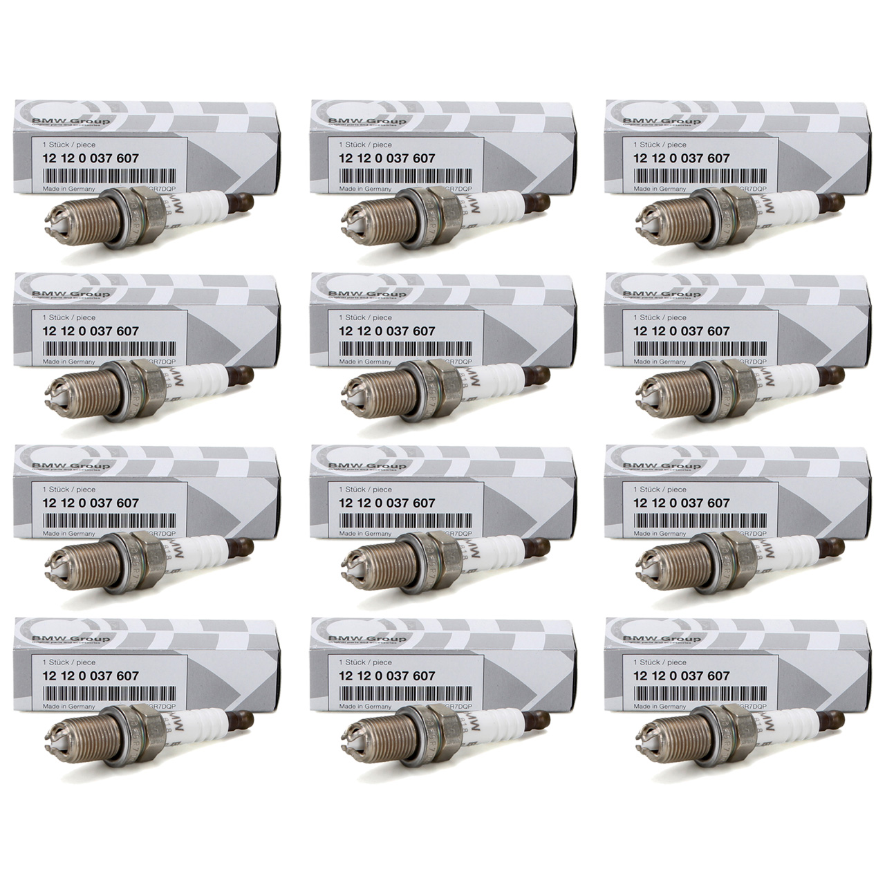 12x ORIGINAL BMW Z&uuml;ndkerze 7er E32 E65-67 8er E31 M70 S70 M73 12120037607