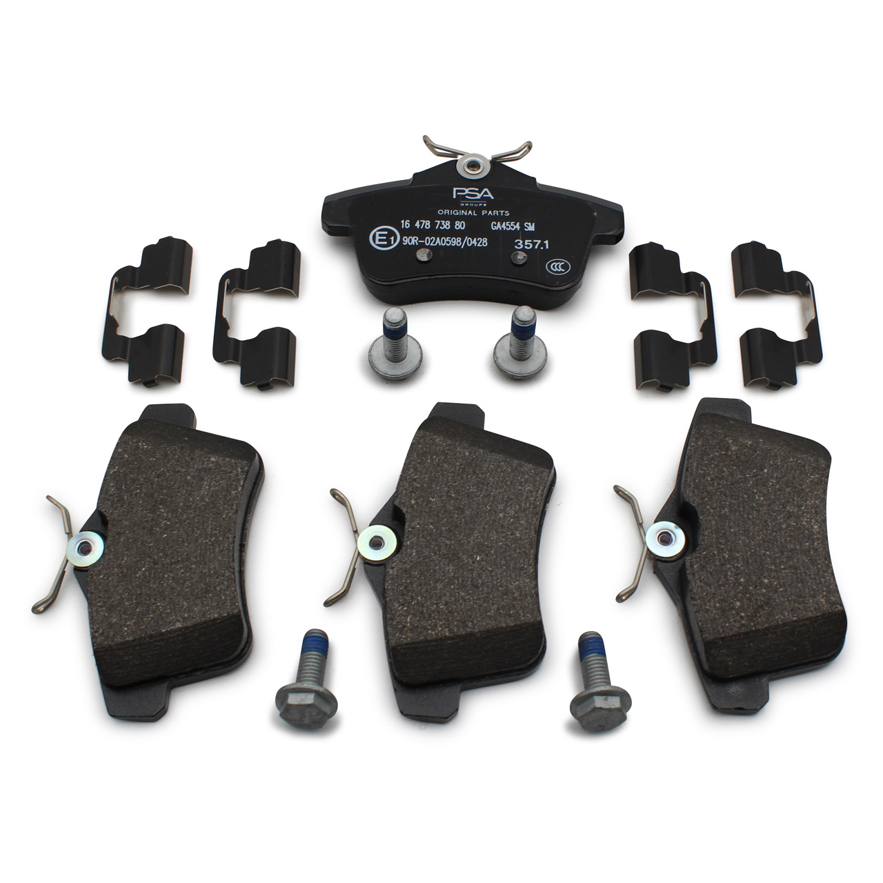 Original CITROEN / PEUGEOT Brake pads - 16 478 738 80 | myparto 