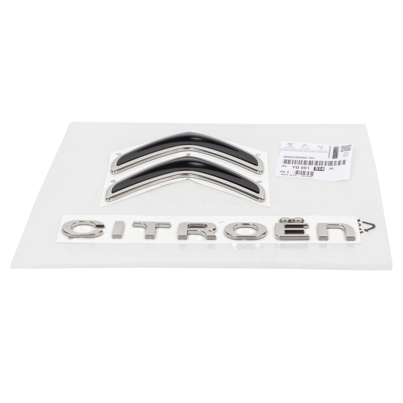 ORIGINAL Citroen Emblem Logo Schriftzug Heckklappe C3 Aircross 2 2R 2C YQ00151480