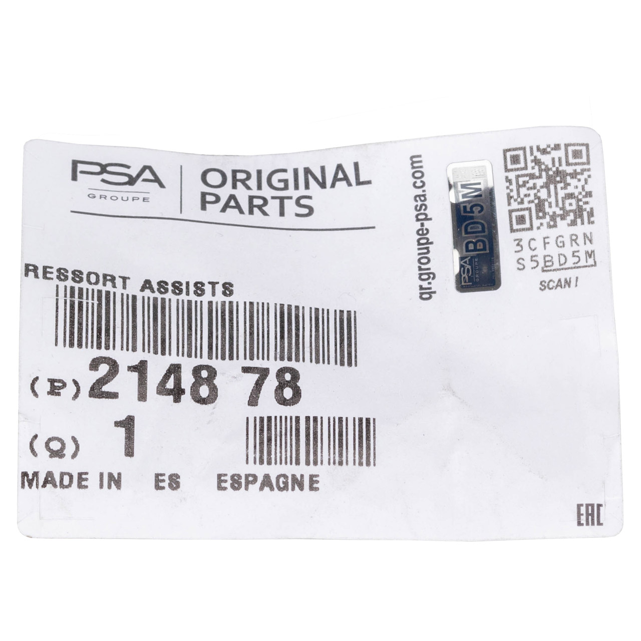 CITROEN / PEUGEOT Feder, Kupplungspedal_214878