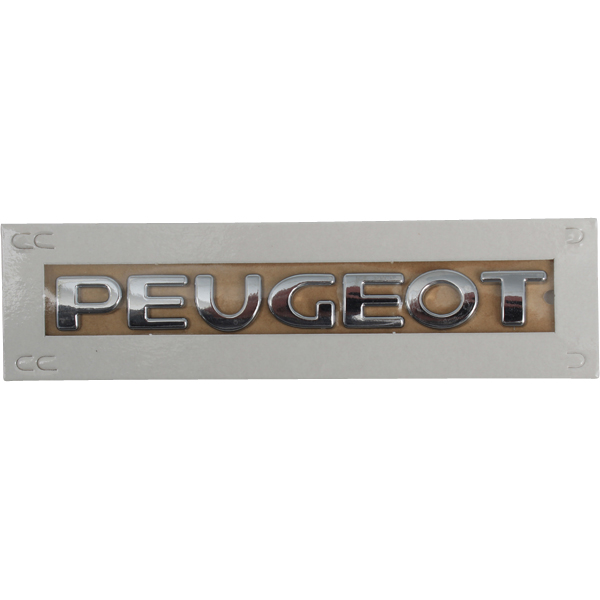 ORIGINAL Peugeot Emblem Plakette Schriftzug Heckklappe 13,5x1,4cm 207 207+ 207 CC 8665.PW
