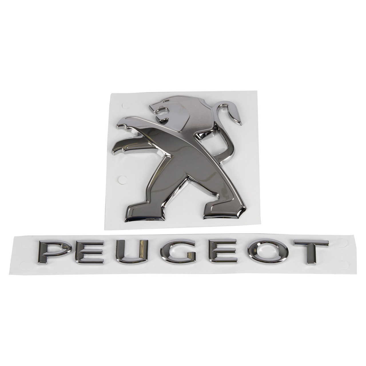 ORIGINAL Peugeot Emblem Plakette Logo LÖWE hinten Heckklappe 96788716DX für 2008