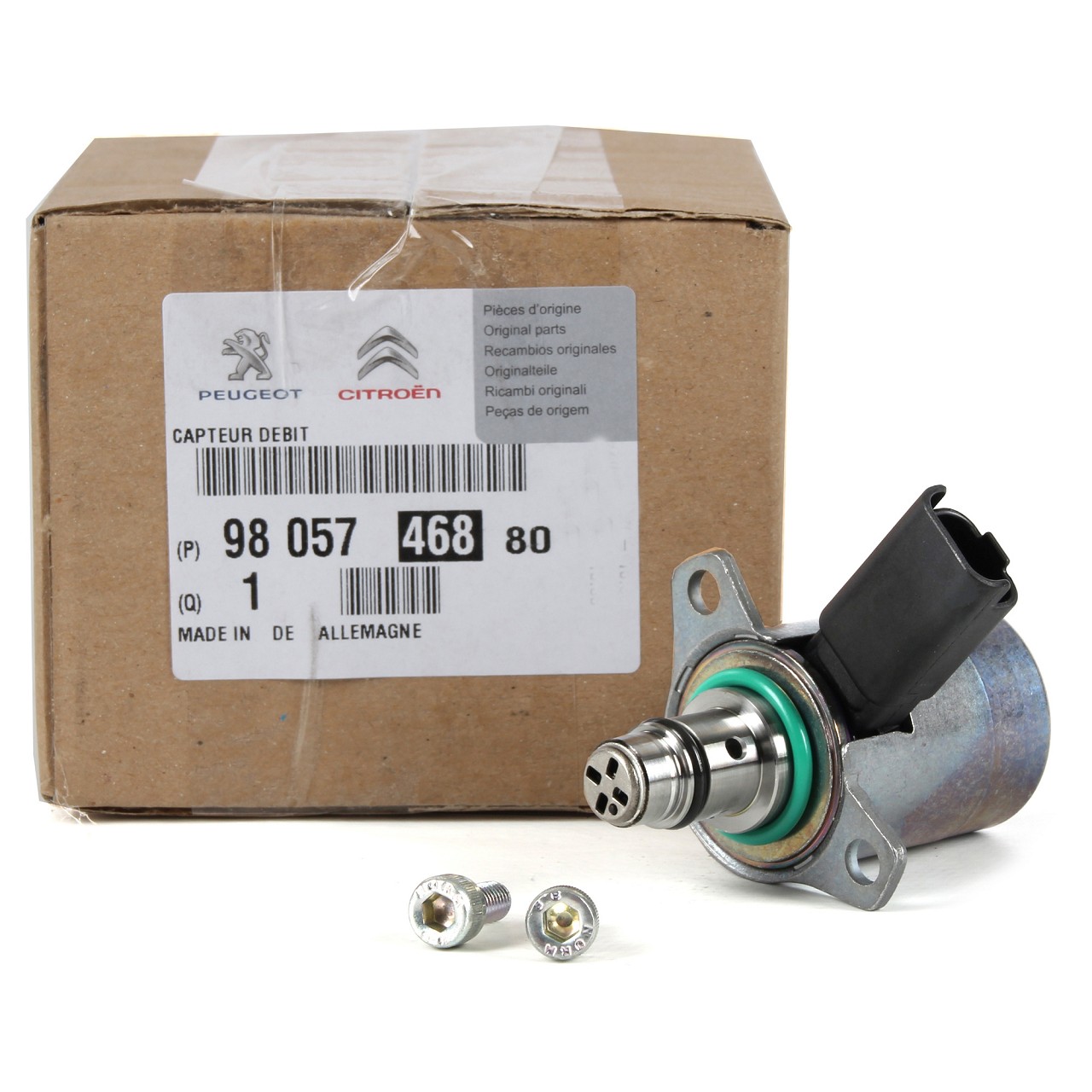 ORIGINAL Citroen Peugeot Kraftstoffdruckregler Druckregler 9805746880 für 2.2HDi