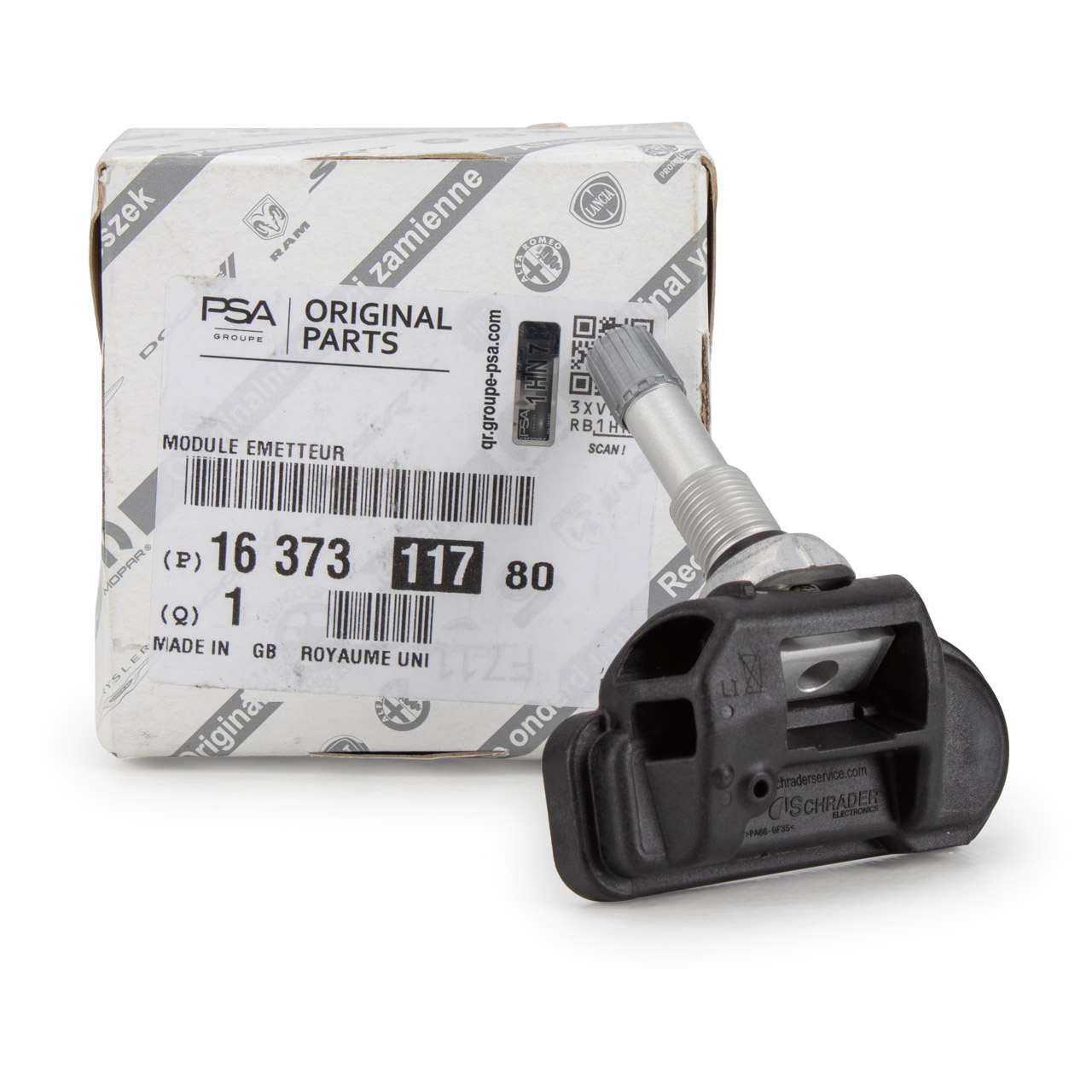 Original CITROEN / PEUGEOT Reifendrucksensoren - 16 373 117 80  