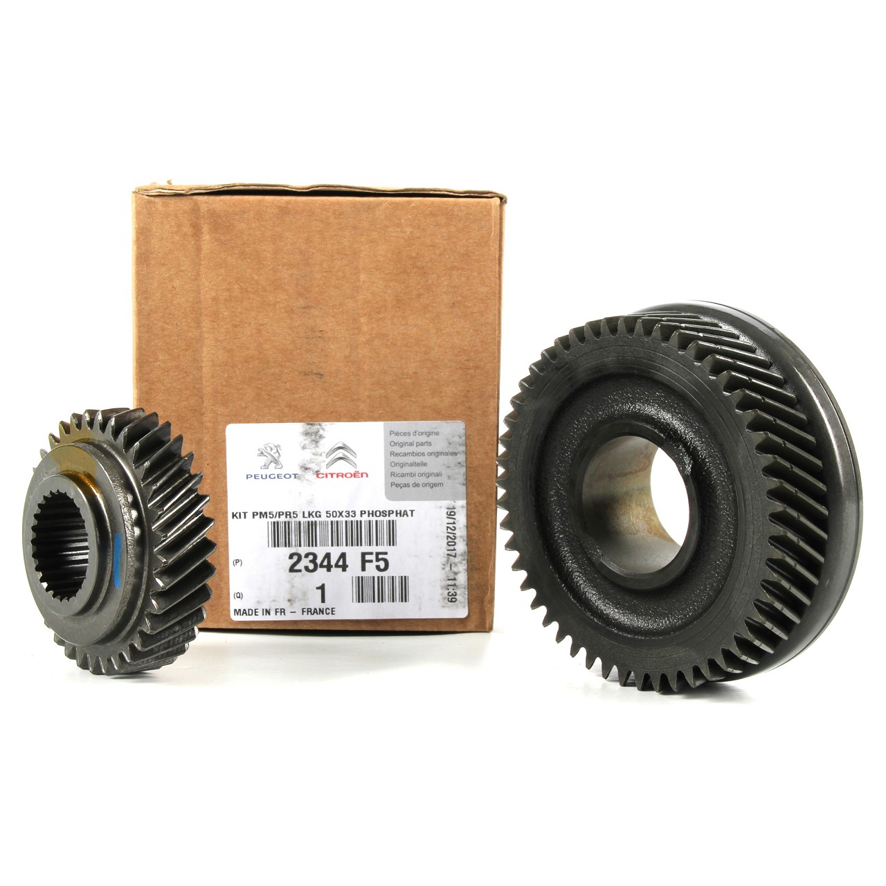 ORIGINAL Citroen Peugeot gear wheel spur gear transmission input shaft 2344.F5