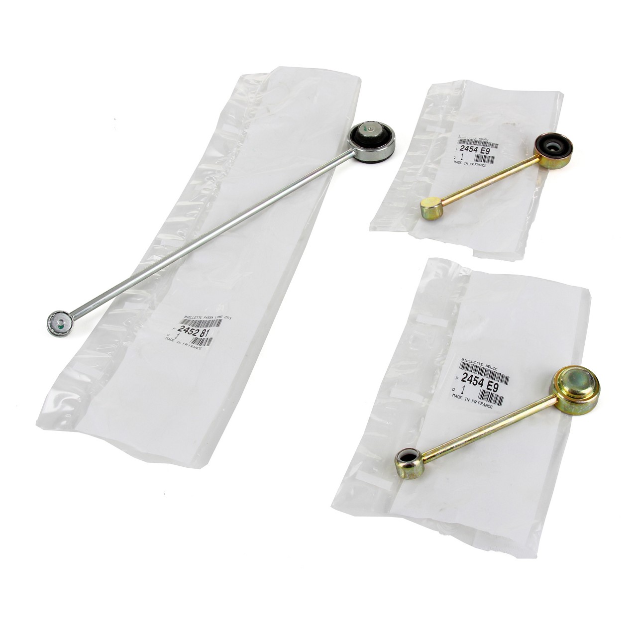 Biellette De Sélection De Boîte De Vitesse AERZETIX C60689 - Compatible Avec Référence OEM 2454.E9
