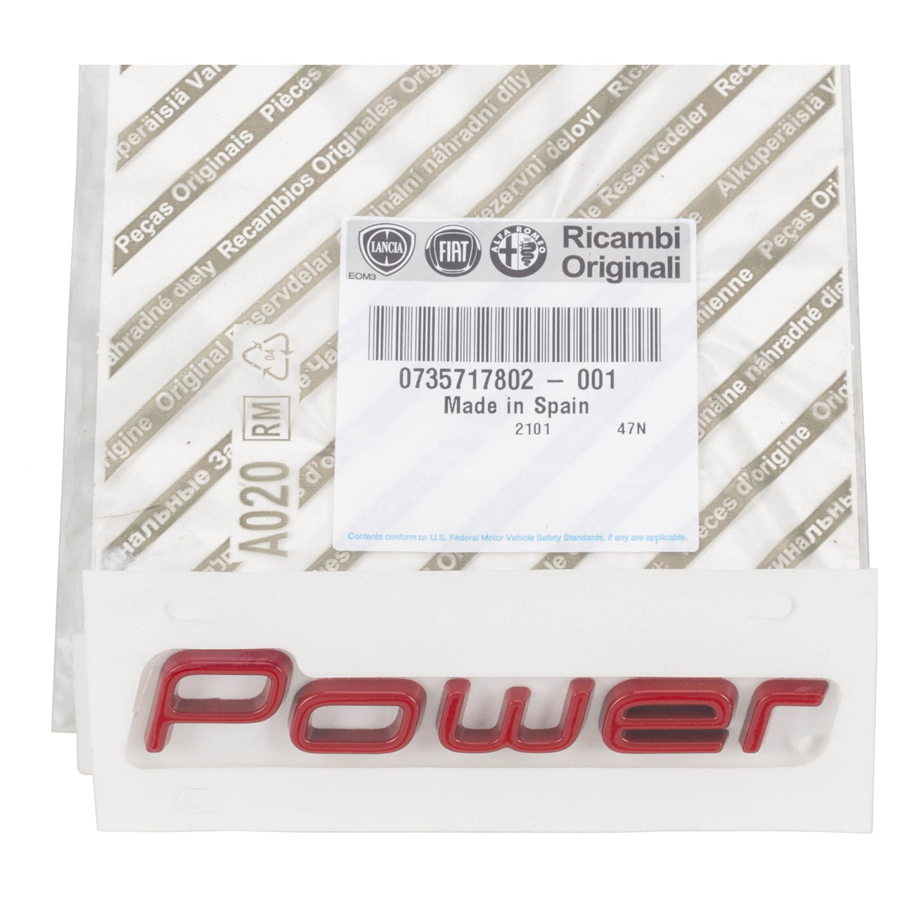 ORIGINAL Fiat Emblem Schriftzug Power Heckklappe Ducato 250 ab 2014 735650987