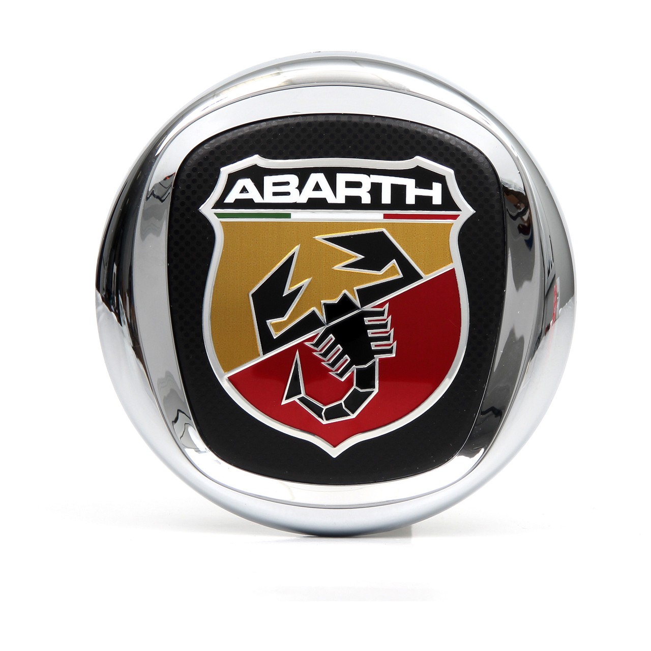 ORIGINAL Fiat Emblem Logo Plakette Ø 8,5cm ABARTH Grande Punto 199 hinten 735495890