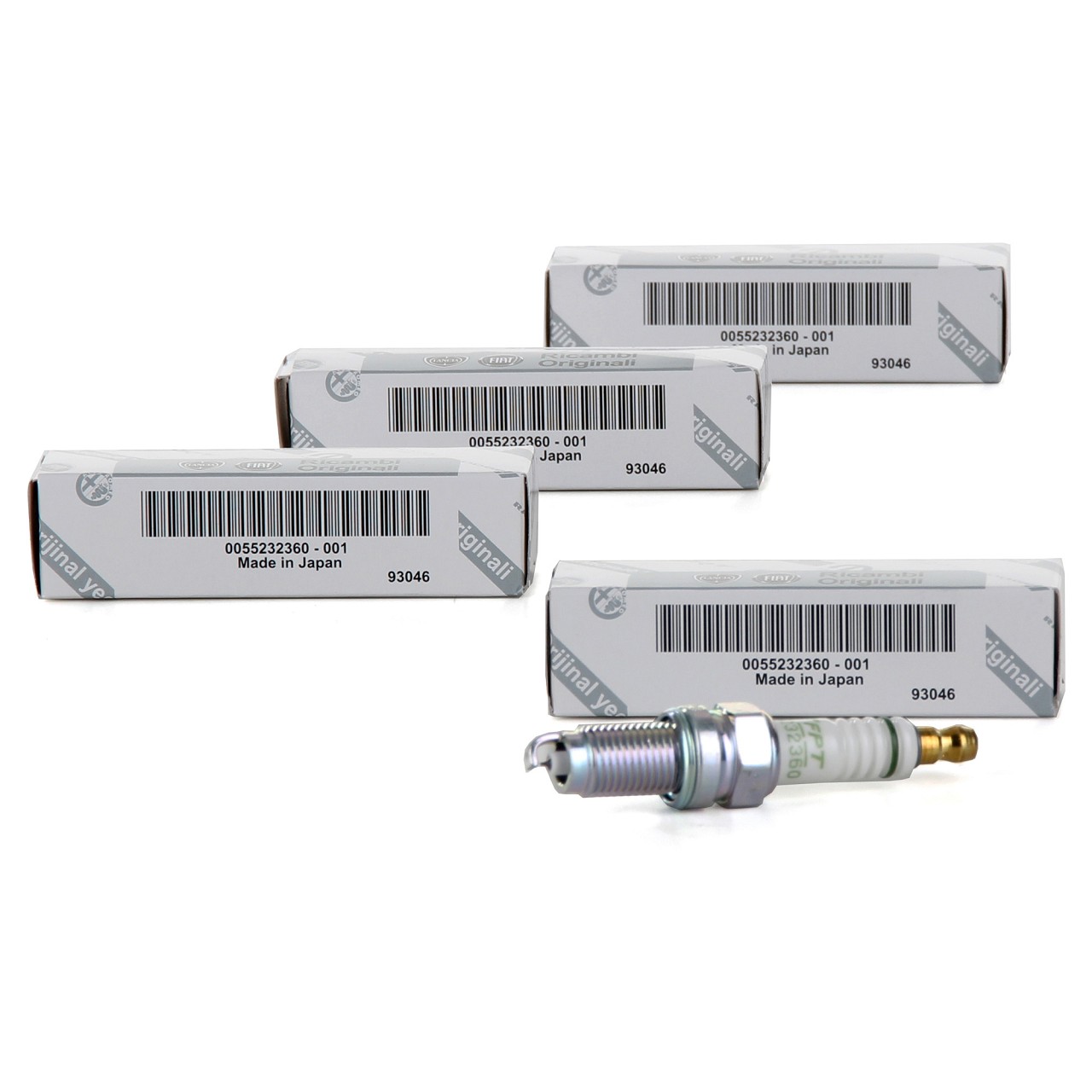 Kit 4 Candele Accensione - NGK IKR9J8 - Punto Abarth - Foto 5