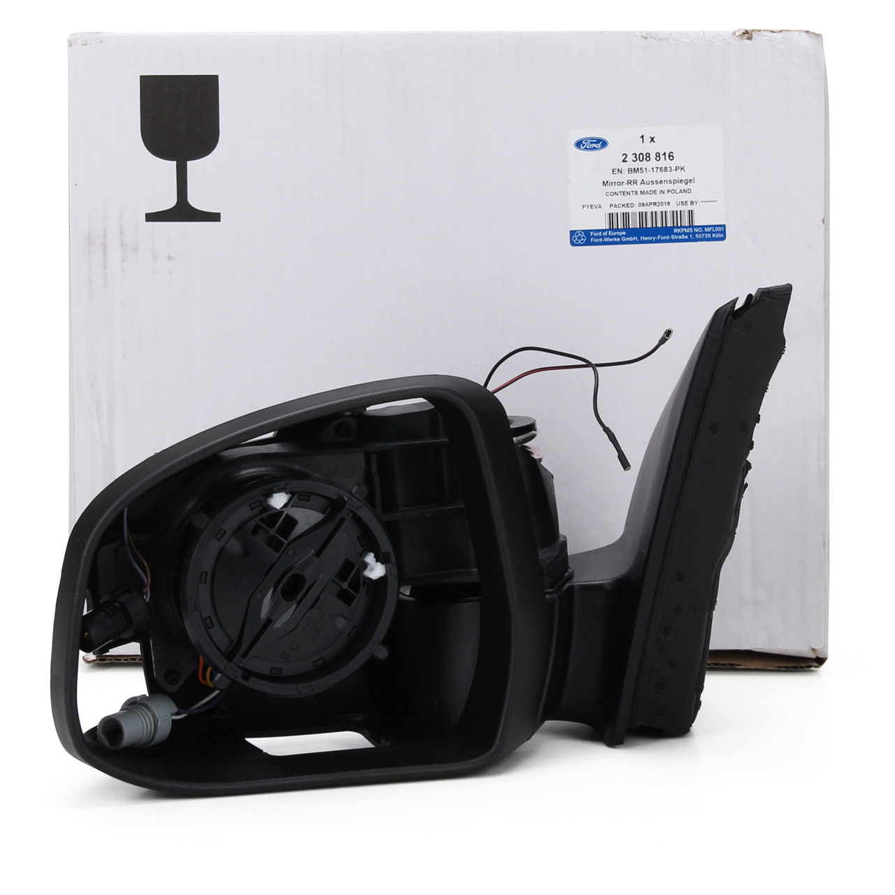Außenspiegel Rechts Für Ford Focus Mk3 2010-2018 Elektrisch Anklappbar 10 PIN