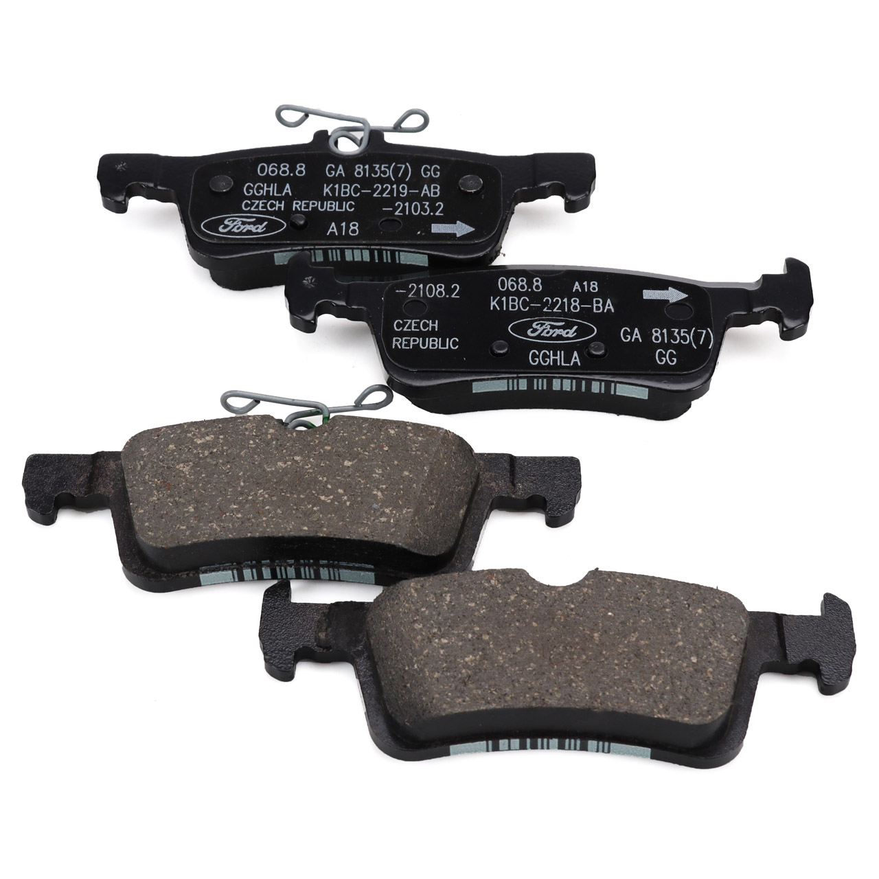ORIGINAL Ford Bremsbeläge Bremsbelagsatz Fiesta 7 MK7 hinten 2272734