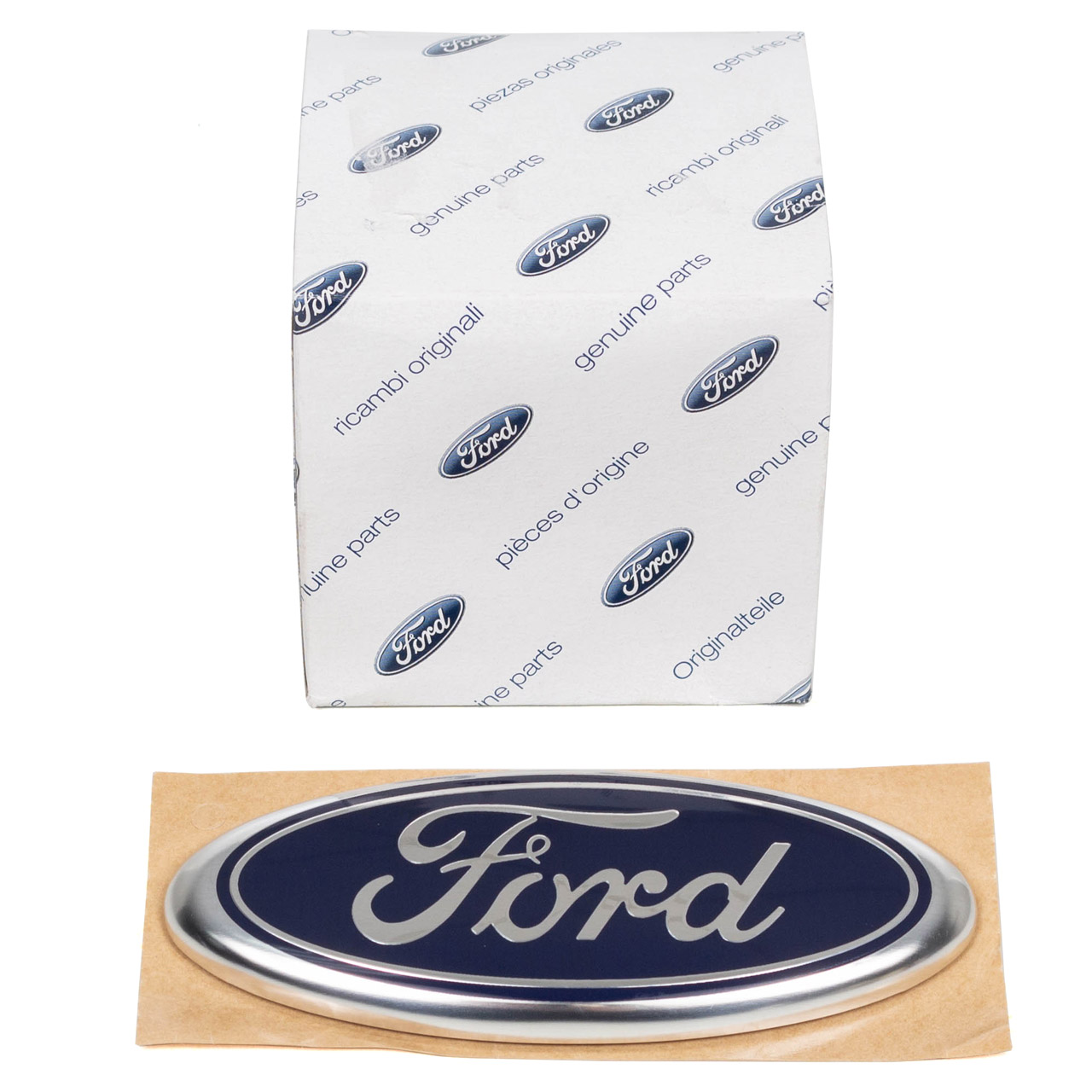 ORIGINAL Ford Emblem Plakette Logo Heckklappe Fiesta Galaxy Mondeo 1-3 Escort 3 4 4673491