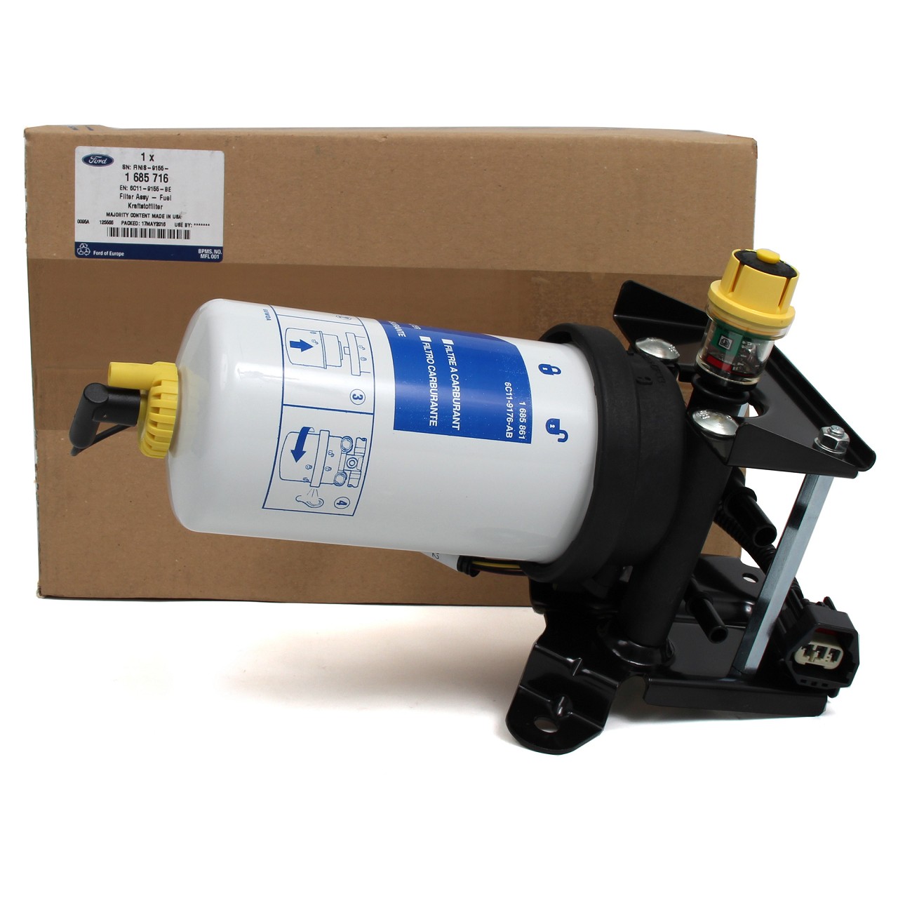 ORIGINAL Ford Kraftstofffilter Dieselfilter für TRANSIT 2.2 - 3.2 TDCi 1685716