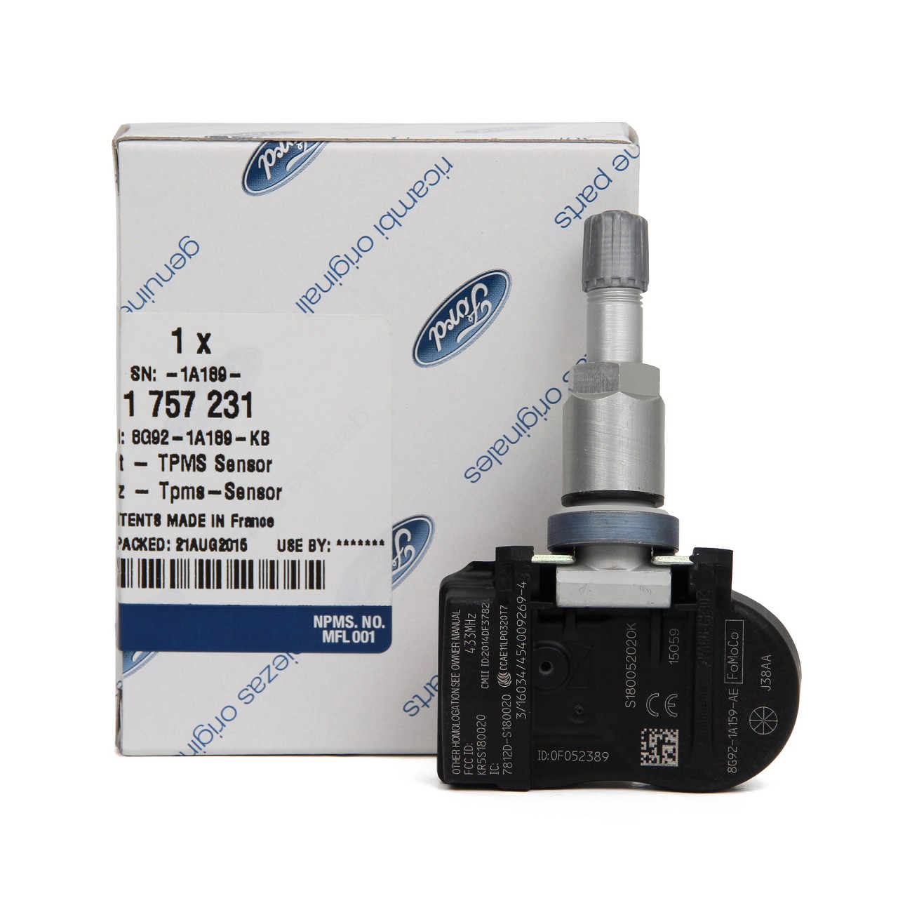 Für Ford Galaxy Mondeo S-MAX Fiesta 4x Reifendrucksensor RDKS TPMS