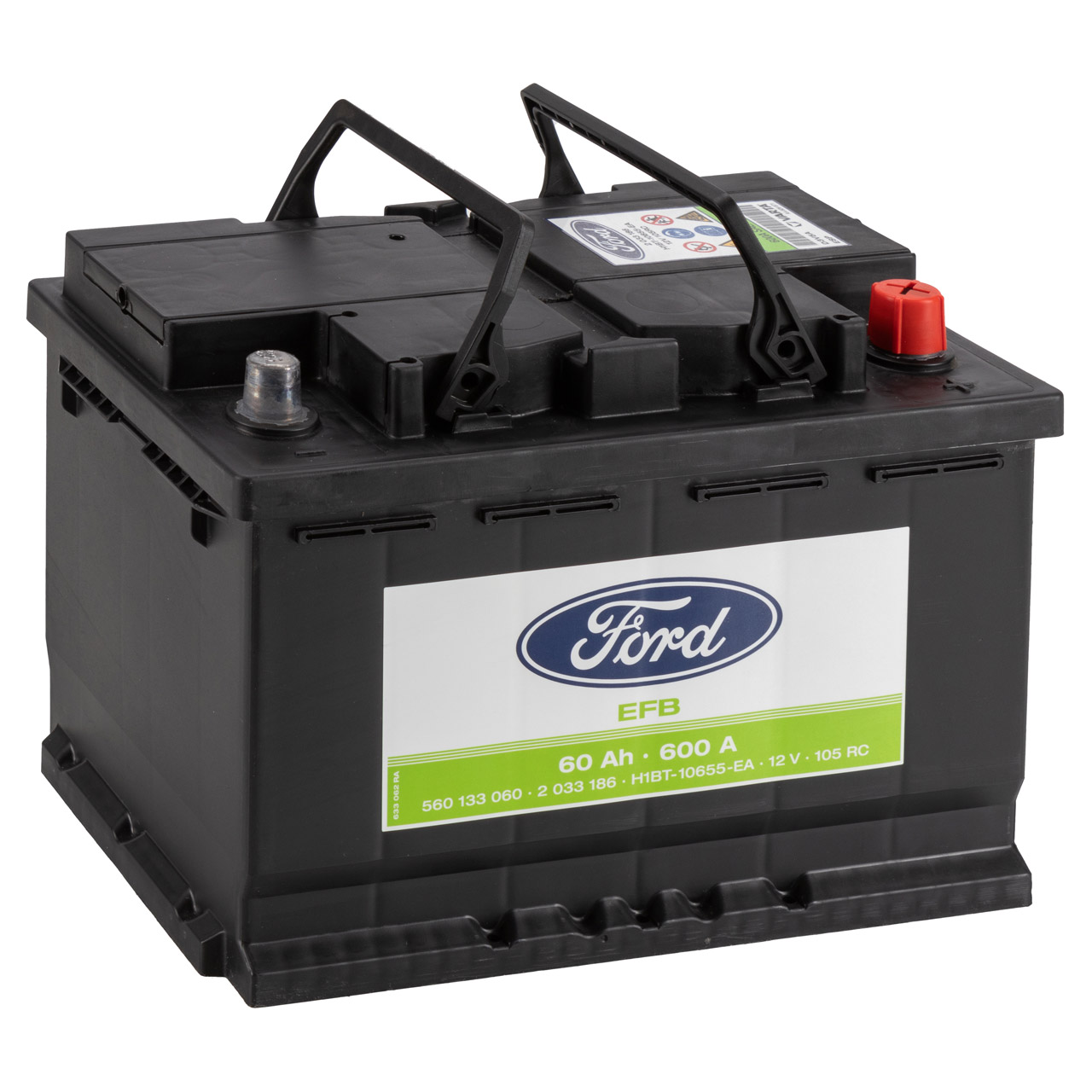 ORIGINAL Ford EFB Autobatterie Batterie Starterbatterie 12V 60Ah 600A 2033186