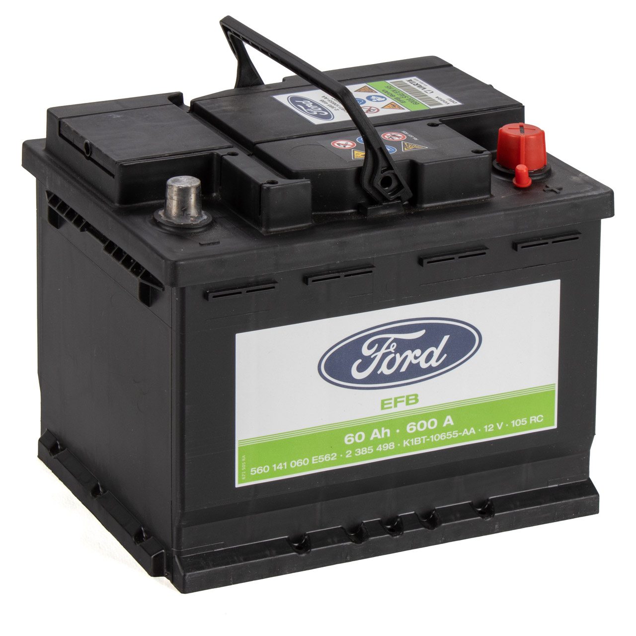 ORIGINAL Ford EFB Autobatterie Batterie Starterbatterie 12V 60Ah 600A 2385498